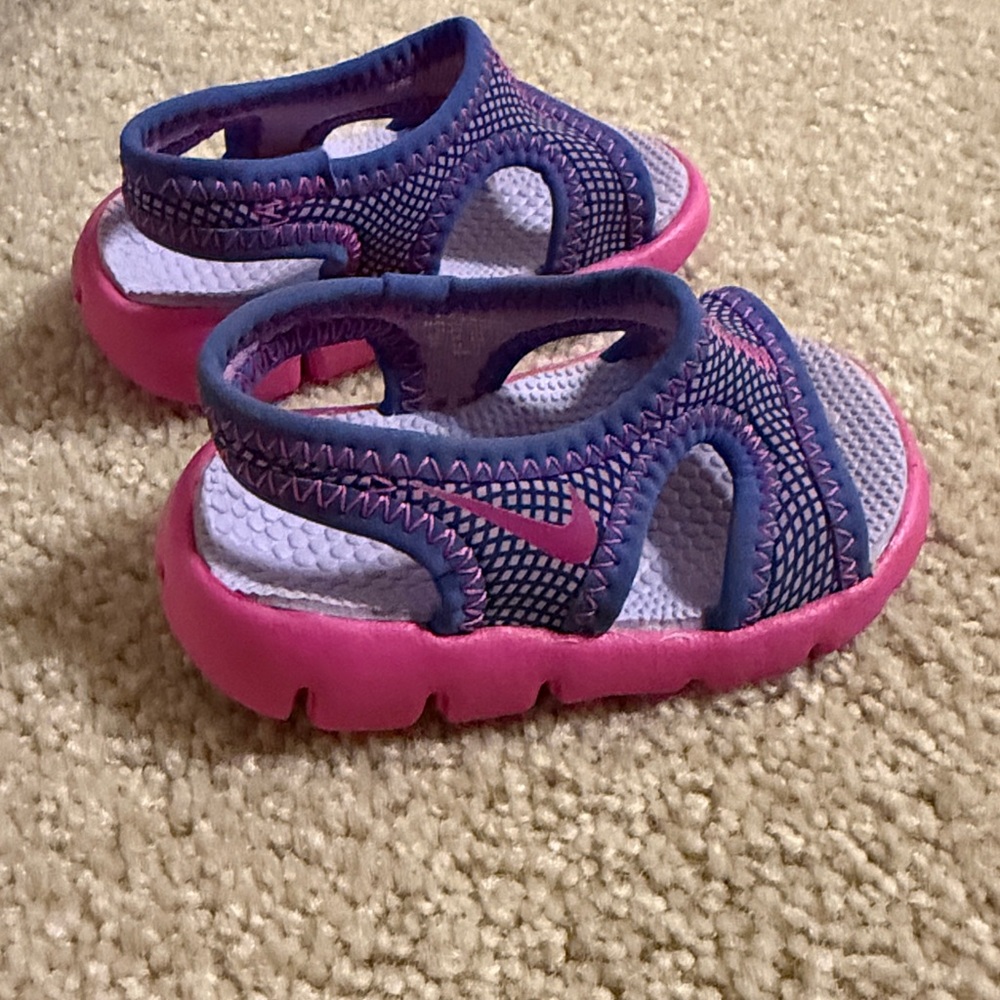 Nike Kids Sandals - Purple and Pink